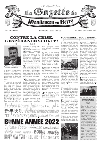 La Gazette de Montfaucon en Berry n°3
