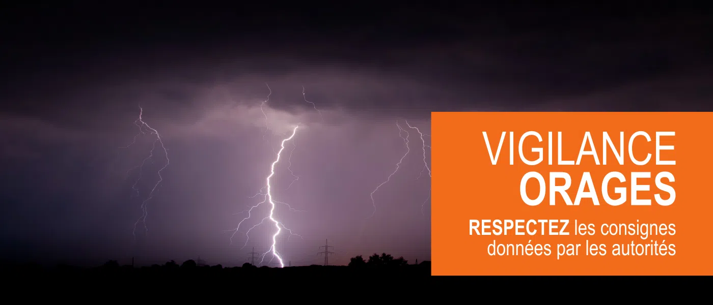 Vigilance orange orages ce mercredi 13 aout 2025