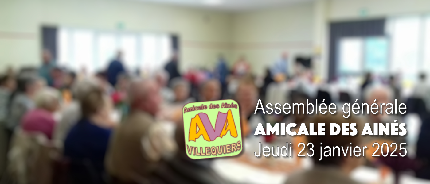 Assemblée générale de l'Amicale des Aînés