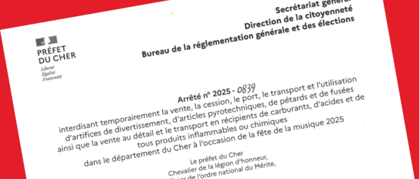 Interdictions pendant la fête de la musique