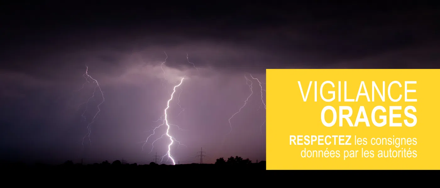 Vigilance jaune orages ce mercredi 25 juin 2025