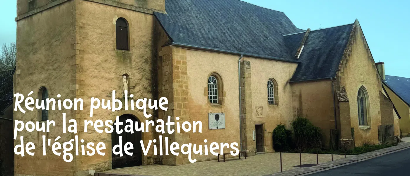 Réunion pour la restauration de l'église de Villequiers