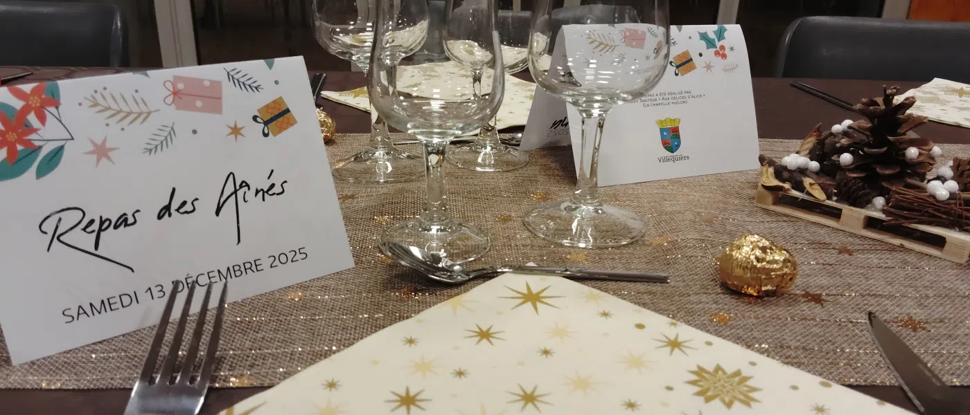 C'était le repas intergénérationoël de Villequiers