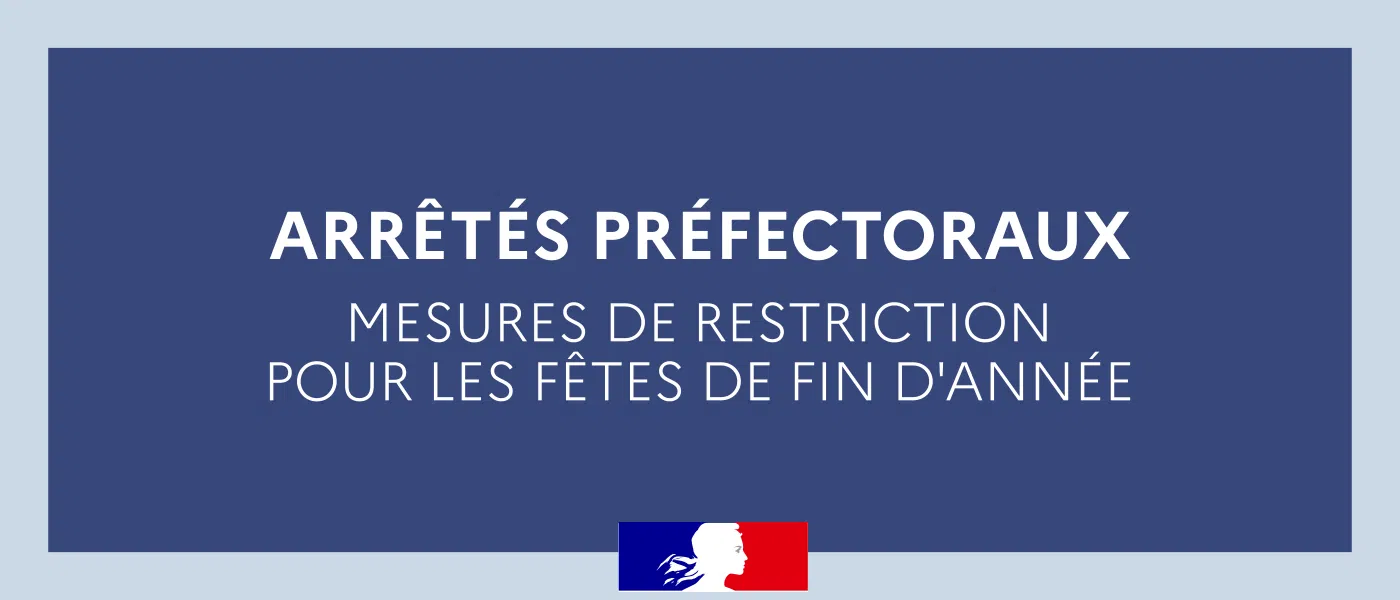 Mesures de restriction pour les fêtes de fin d'année
