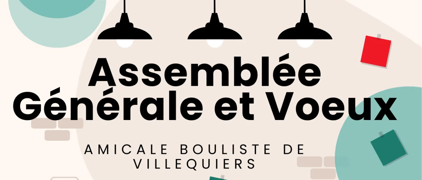 Assemblée générale de l'amicale bouliste de Villequiers