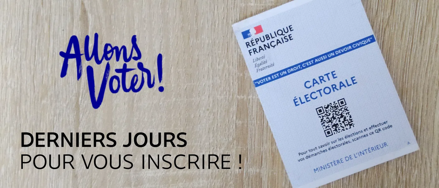 Derniers jours pour vous inscrire sur les listes électorales