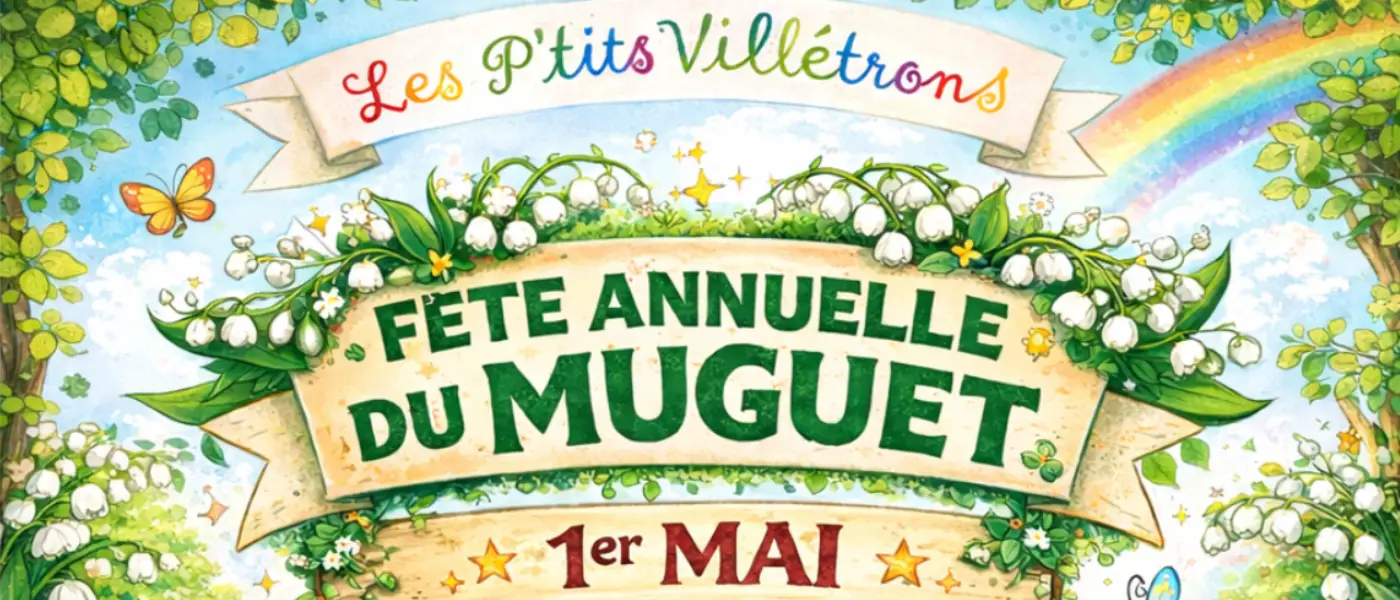 Fête du muguet dans les bois de Villequiers