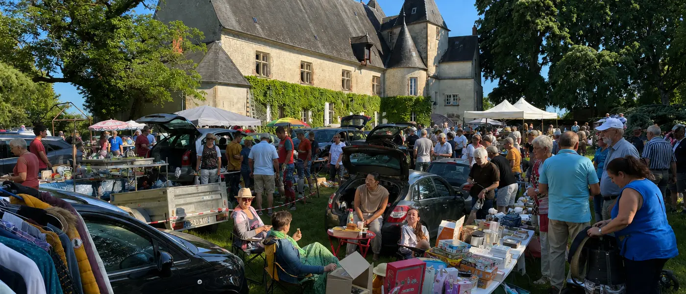 Une deuxième brocante très réussie au cœur du village