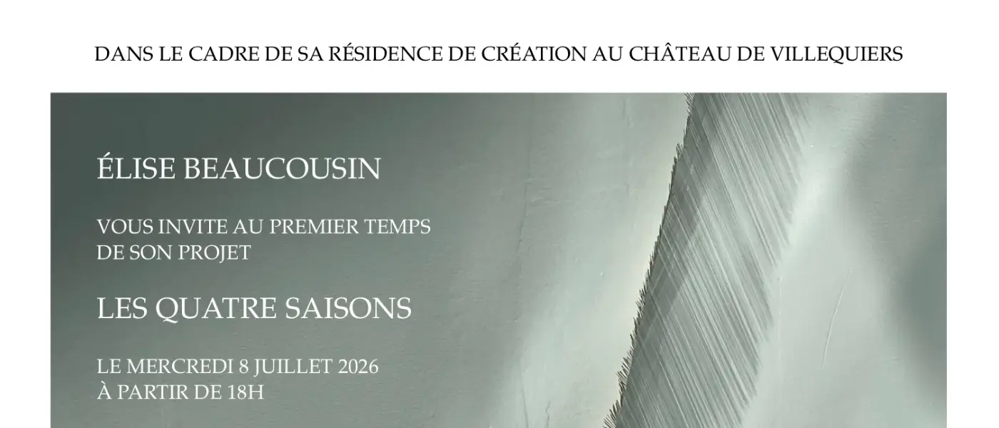 LES QUATRE SAISONS - premier temps de la résidence de création d’Élise Beaucousin