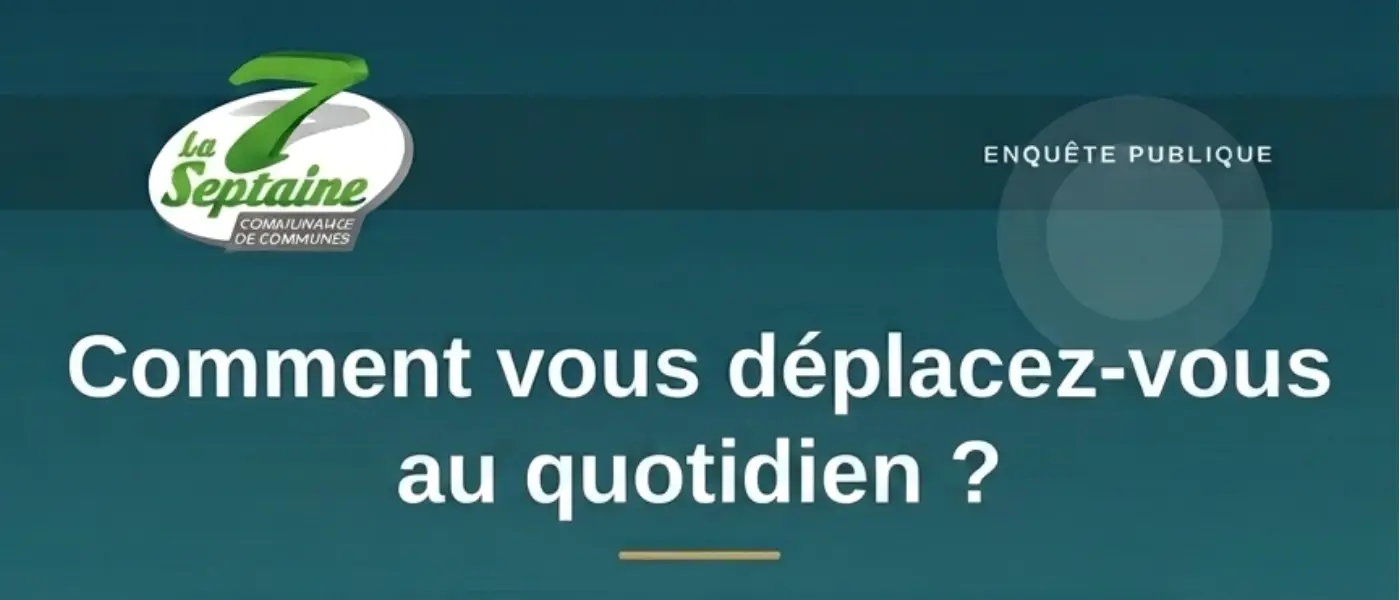 La Septaine lance son étude de mobilité et une enquête auprès des habitants