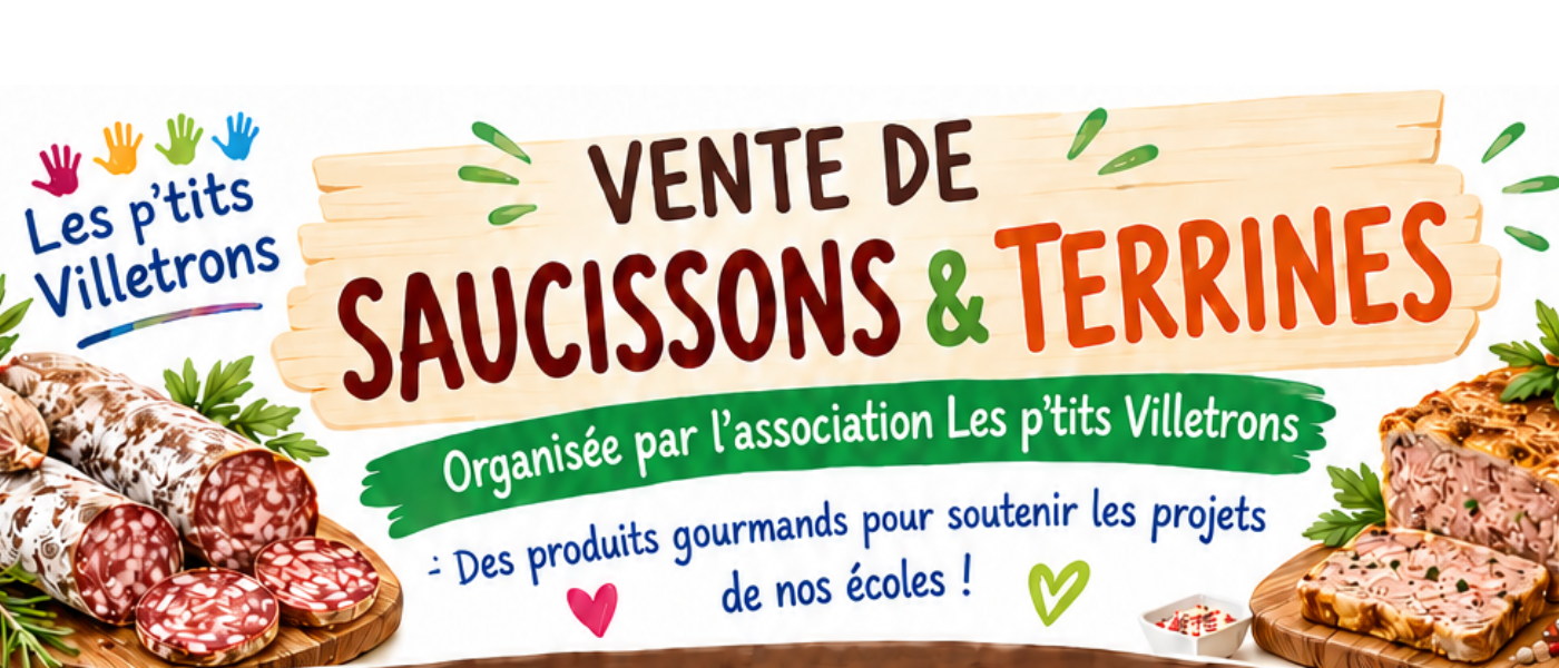 Vente de saucissons et terrines
