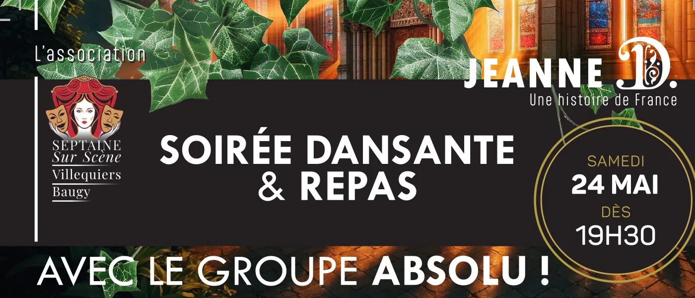 Repas et soirée dansante à villequiers