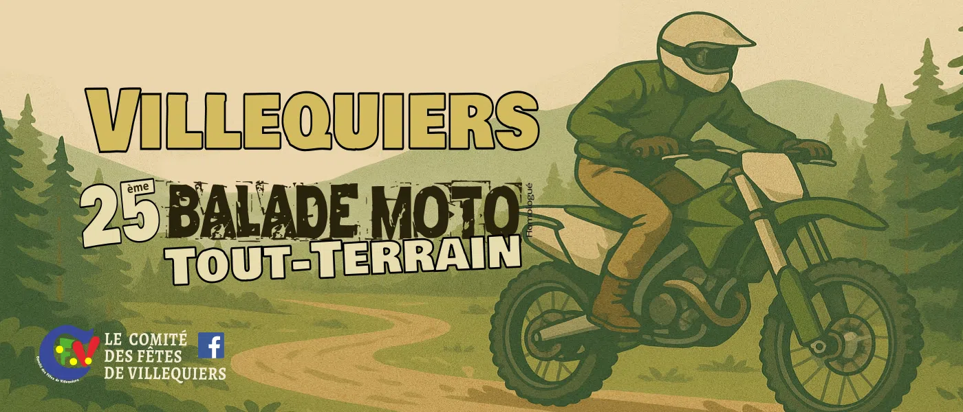 Balade moto/quad tout-terrain à Villequiers