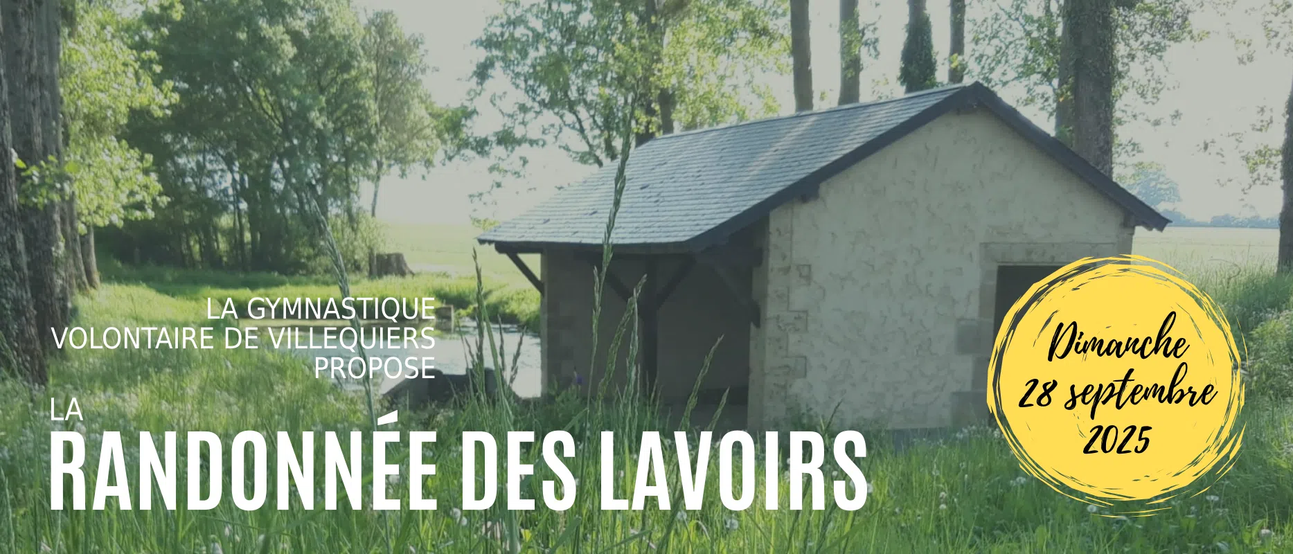 La randonnée des lavoirs à Villequiers