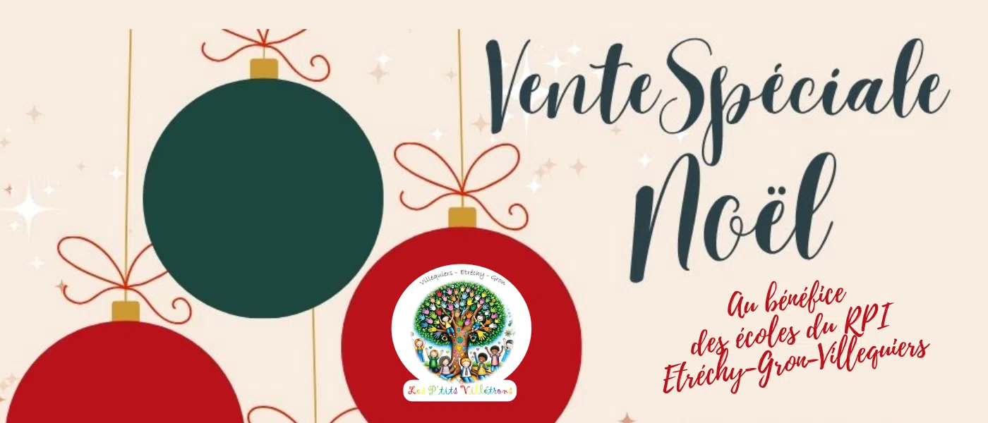 Marché de Noël à Gron avec l'APE Les P'tits Villétrons