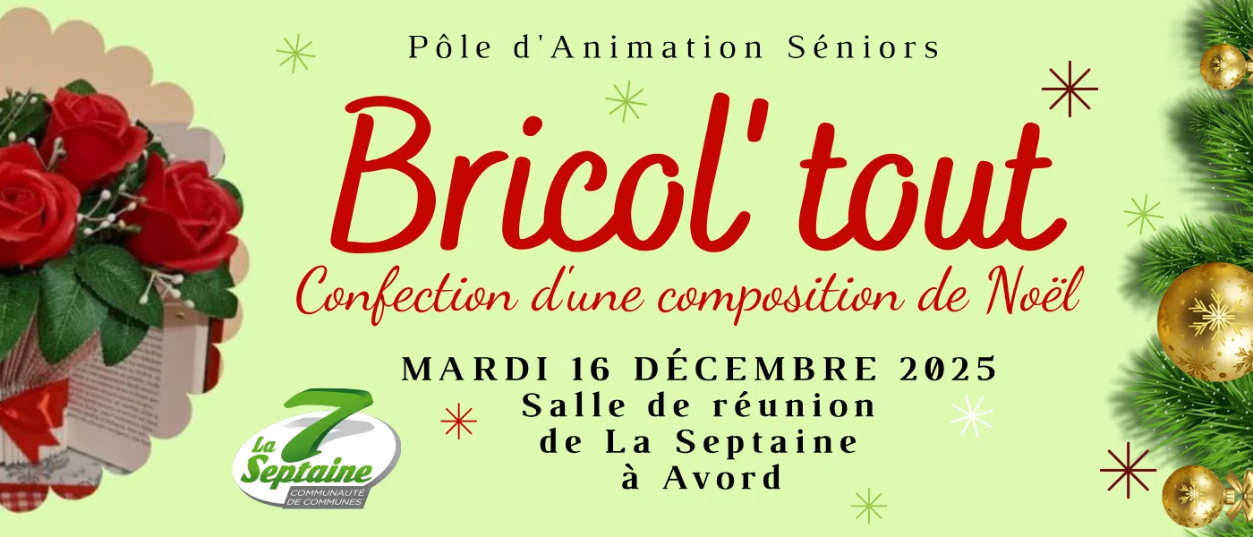 Atelier bricol'tout « Spécial Noël »