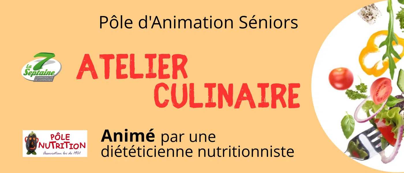 Atelier culinaire avec aliments de saison, pour du fait maison