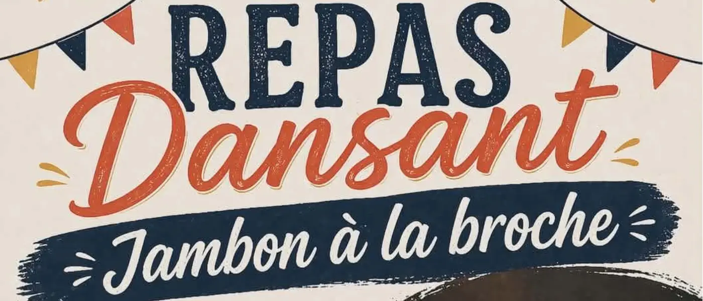 Repas dansant - Jambon à la broche