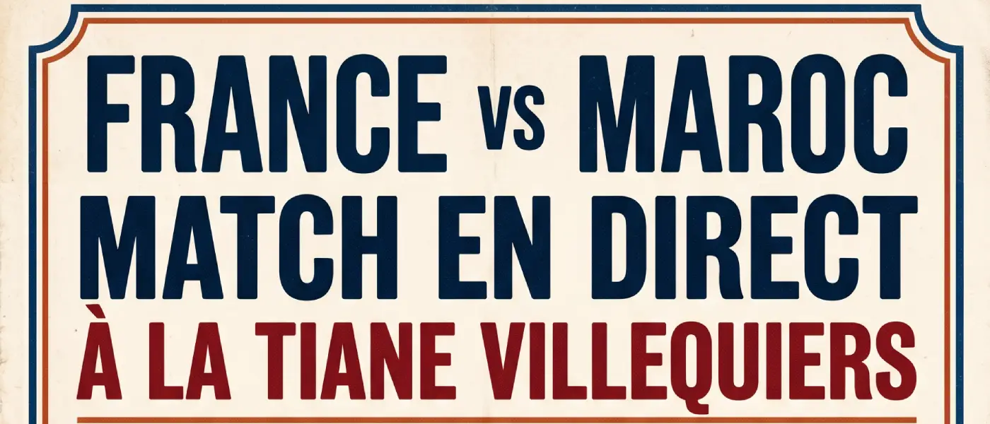 France vs Maroc en direct