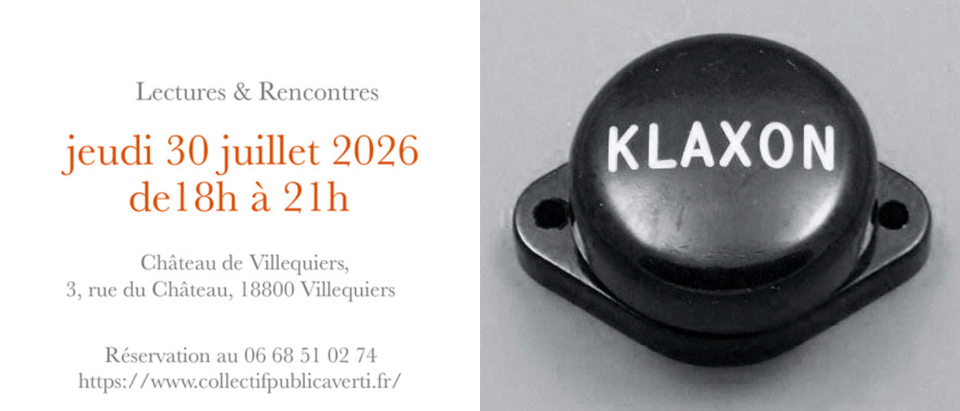 KLAXON - Lectures et Rencontres